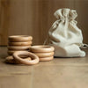 Beech Wooden Teething Rings