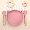 Cat-Shaped Baby Feeding Set