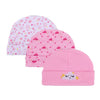 5-Piece Newborn Baby Hat Set Soft Cotton Unisex Caps