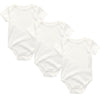 3-Piece Newborn Baby Romper Set 100% Cotton Short-Sleeve Bodysuits