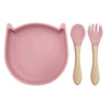 Cat-Shaped Baby Feeding Set