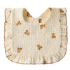 Baby Cotton Bib with Ruffles