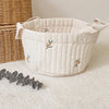 Cotton Embroidered Diaper Caddy