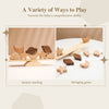 Wooden Animal Threading & Stacking Toy