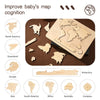 Montessori Wooden World Map Puzzlw