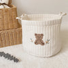 Cotton Embroidered Diaper Caddy