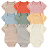 5-Piece Unisex Ribbed Cotton Baby Clothing Set