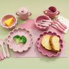 10-Piece Baby Silicone Tableware Set Cloud Style