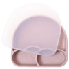 Baby Safe Silicone Suction Plate with Lid