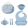 5-Piece Food Grade Silicone Baby Feeding Set