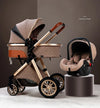 Luxury 3-in-1 Baby Stroller