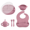 5-Piece Food Grade Silicone Baby Feeding Set