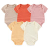 5-Piece Unisex Ribbed Cotton Baby Clothing Set