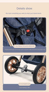 Luxury 3-in-1 Baby Stroller