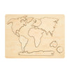 Montessori Wooden World Map Puzzlw