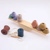 Wooden Animal Threading & Stacking Toy