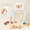 Wooden Pretend Kitchen Toy Set