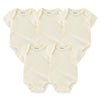 5-Piece Unisex Ribbed Cotton Baby Clothing Set