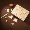 Montessori Wooden World Map Puzzlw