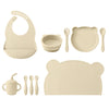 10-Piece Silicone Baby Tableware Set