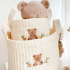 Cute Bear Embroidered Diaper Bag Caddy