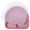 Baby Safe Silicone Suction Plate with Lid