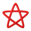 Pentagram Silicone Baby Teether