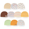 5-Piece Newborn Baby Hat Set Soft Cotton Unisex Caps