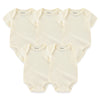 5-Piece Unisex Ribbed Cotton Baby Clothing Set