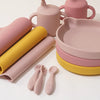 10-Piece Silicone Baby Tableware Set