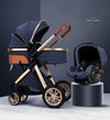 Luxury 3-in-1 Baby Stroller