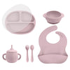 5-Piece Food Grade Silicone Baby Feeding Set