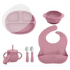 5-Piece Food Grade Silicone Baby Feeding Set