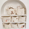 Cotton Embroidered Diaper Caddy