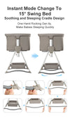 Foldable Rocking Baby Crib