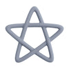 Pentagram Silicone Baby Teether