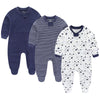 3-Piece Baby Jumpsuit Set