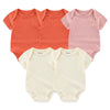 5-Piece Unisex Ribbed Cotton Baby Clothing Set