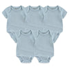 5-Piece Unisex Ribbed Cotton Baby Clothing Set