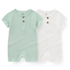 2-Piece Waffle Cotton Baby Romper Set